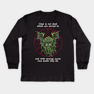CthulhuThe Old One Kids Long Sleeve T-Shirt